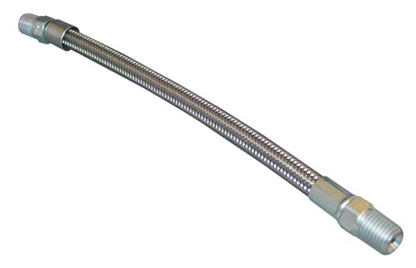 Flexible Hose Assembly, 1/4 In, 48 In L