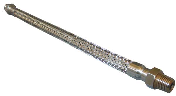 Flexible Hose Assy, 1/2-14 In, 60 In L