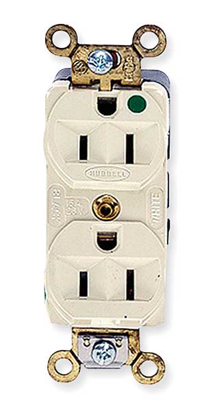 15A Duplex Receptacle 125VAC 5-15R IV