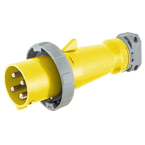 Pin and Sleeve Plug, 3P, 4W, 100A, 250V