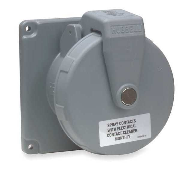 Pin and Sleeve Receptacle, 100A, 125/250V