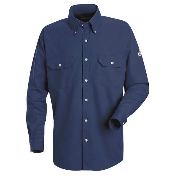 FR Long Sleeve Shirt, Navy, S, Button