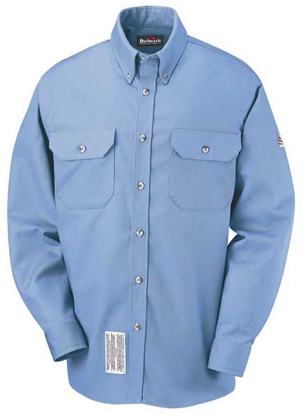 FR Long Sleeve Shirt, Blue, MT, Button