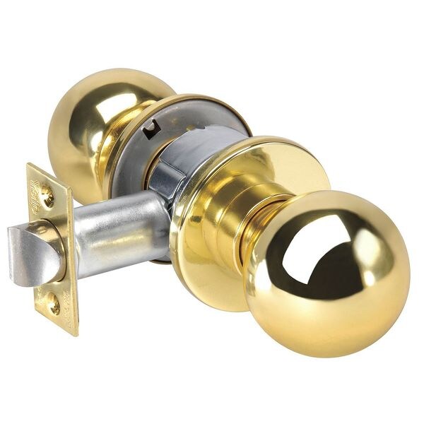 Knob Lockset, Mechanical, Passage, Grd. 2