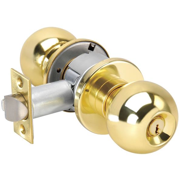 Knob Lockset, Mechanical, Storeroom, Grd. 2