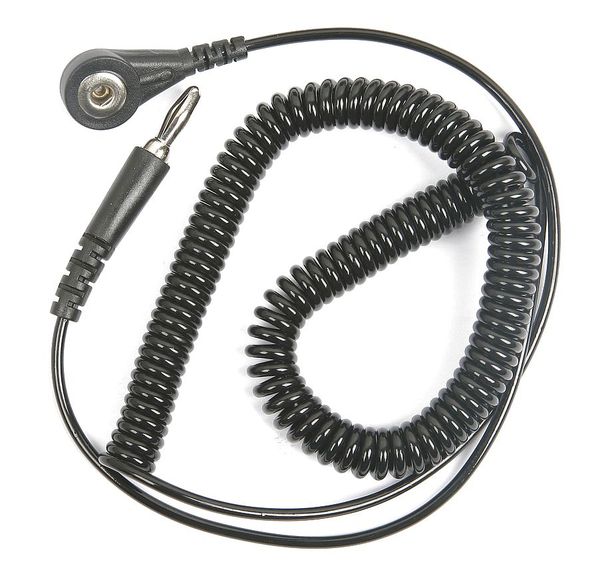 Static Control Cord, Straight, 8 Feet