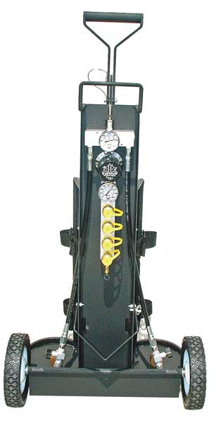 Air Cylinder Cart, 2 Cylinders, 4500 psi