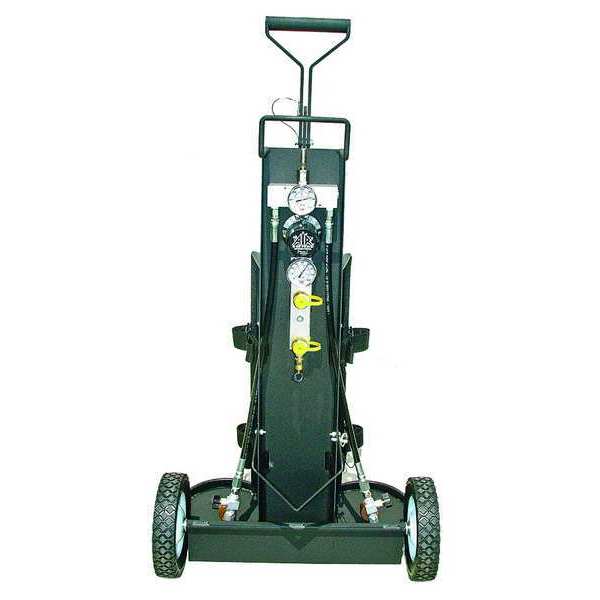 Air Cylinder Cart, 2 Cylinders, 2400 psi