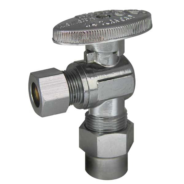 Water Supply Stop, Angle Valve, Chrome