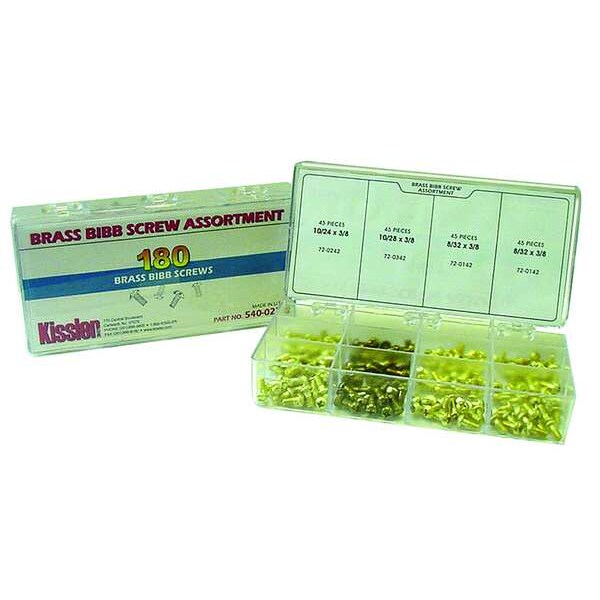 Bibb Screw Kit, Brass