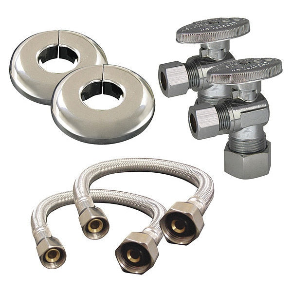 Faucet Supply Line, 3/8x1/2, 20in.L