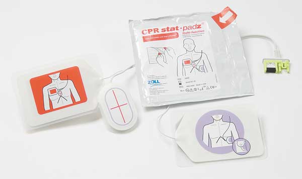 CPR Electrodes, 1 Pair