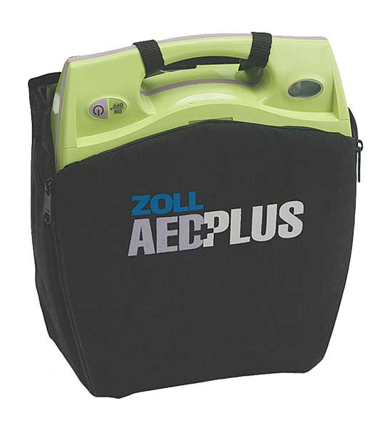 AED Soft Carry Case, Canvas, Black, 9 1/2 in Height