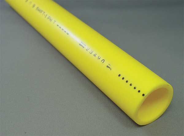 Gas Tubing, Yellow, 1.315 In OD, 150 Ft