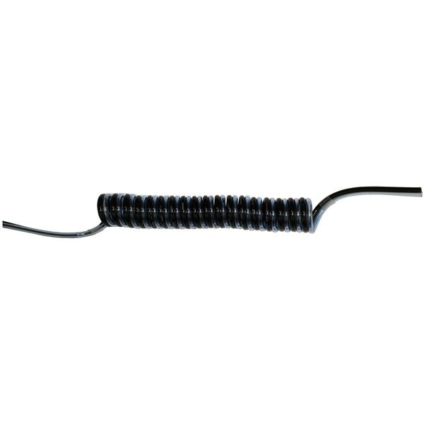 Poly Tubing, Spiral, OD 1/4 In, 18 In