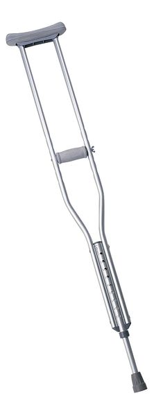 Medium Adult Crutches, Aluminum, PK2
