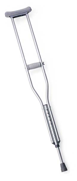 Tall Adult Crutches, Aluminum, PK2