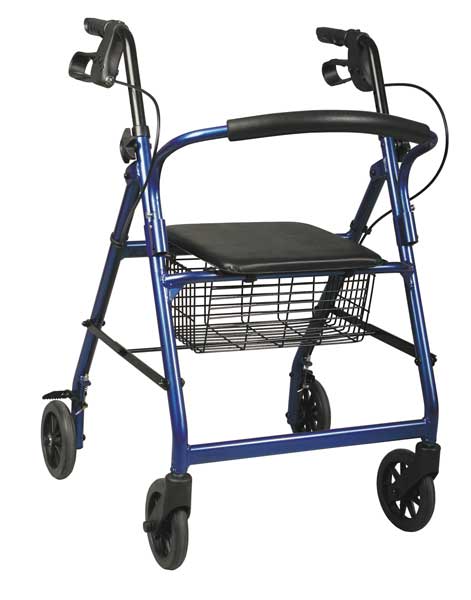 Blue Basic Rollator