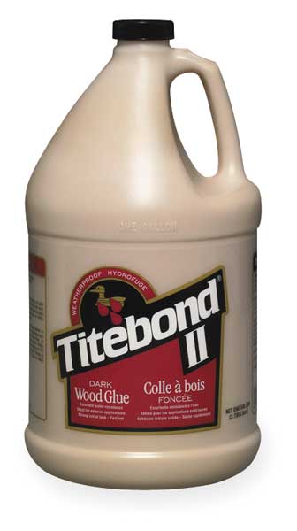 Wood Glue, II Dark Series, Light Brown, 24 hr Full Cure, 1 gal, Jug