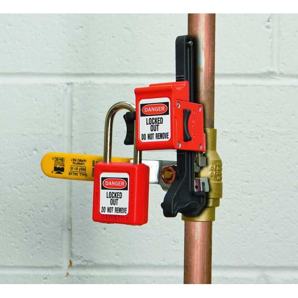 Ball Valve Lockout, Fits 1/4 to 4 In