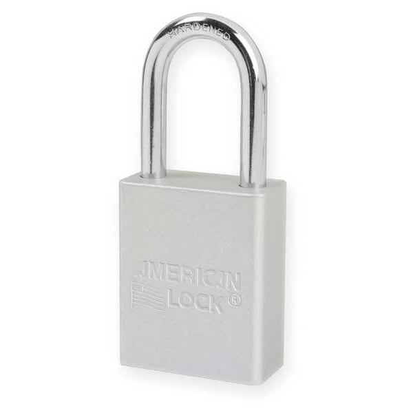 Lockout Padlock, KD, Silver, 1-7/8