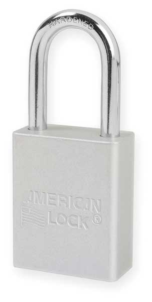 Lockout Padlock, KA, Silver, 1-7/8