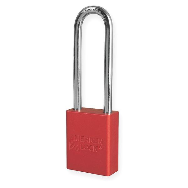 Lockout Padlock, KA, Red, 1-7/8