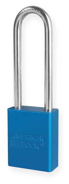 Lockout Padlock, KD, Blue, 1-7/8
