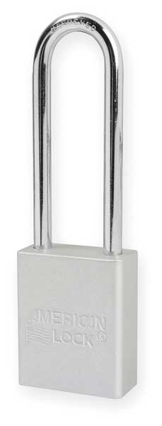 Lockout Padlock, KA, Silver, 1-7/8