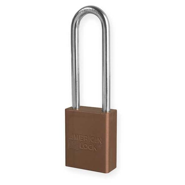 Lockout Padlock, KA, Brown, 1-7/8