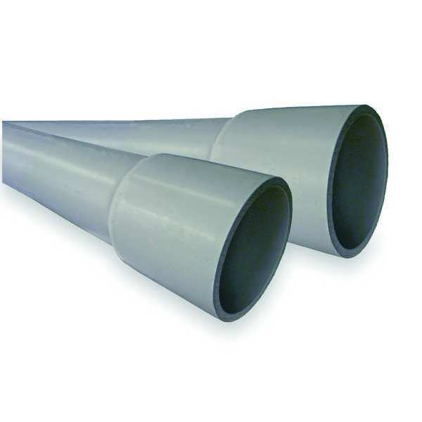 Schedule 80 Conduit, 4 In., 10 ft. L, PVC