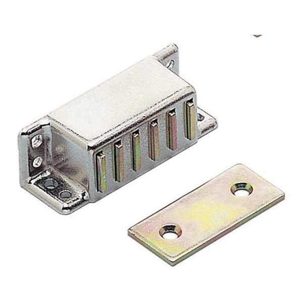 Magnetic Catch, Pull-to-Open, 24.2 lb.