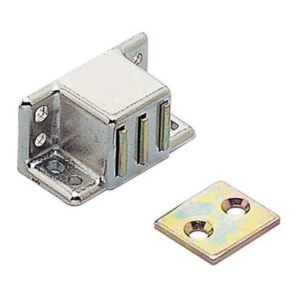 Magnetic Catch, Pull-to-Open, 6.6 lb.