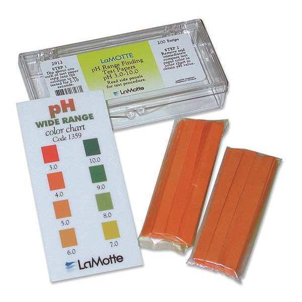 Test Strip, pH, Range 3 to 10, PK200