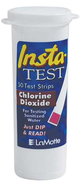 Test Strip, Chlorine Dioxide, PK50