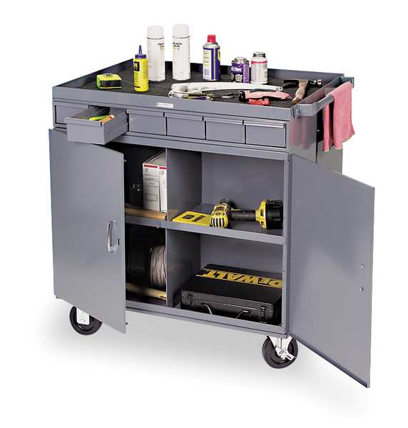 Mobile Workstation, 1200 lb, 34 inL, 24 inW