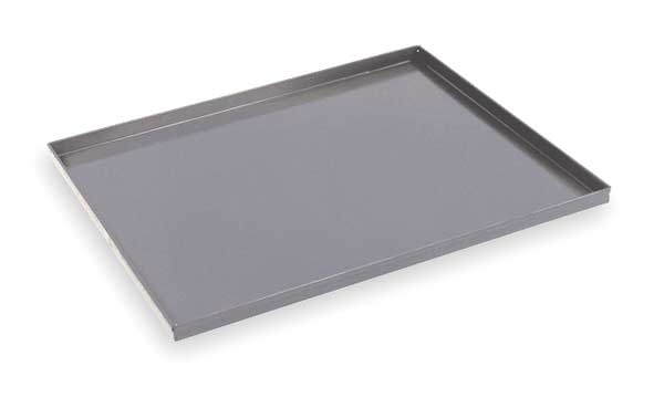 Service Cart Tray, 50 lb., Gray, Steel