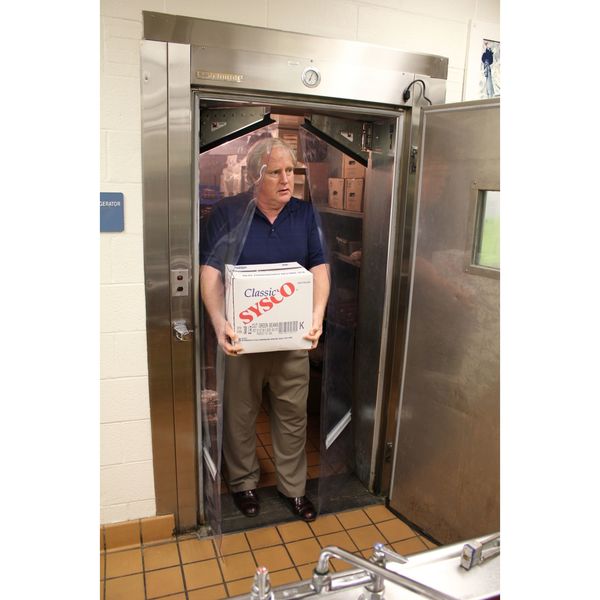 Flexible Swinging Door, 7 x 5 ft, Clear