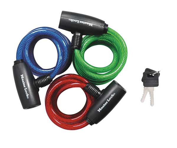 Keyed Cable Locks Kit, PK3