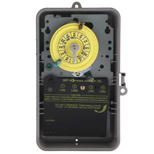 Electromechanical Timer, 24 Hour, Dpst