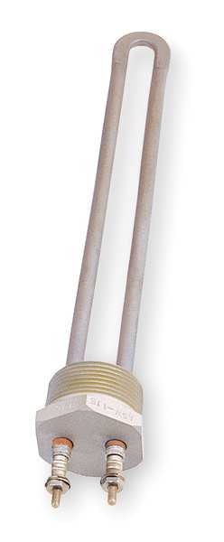 Screw Plug Immersion Heater, 9-1/8 In. L