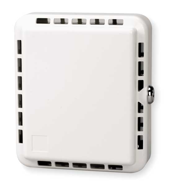 Universal Thermostat Guard, Off-White, Plastic