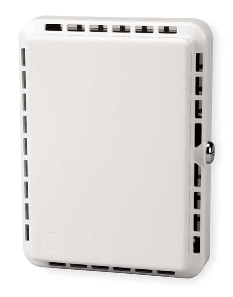 Universal Thermostat Guard, Off-White, Plastic