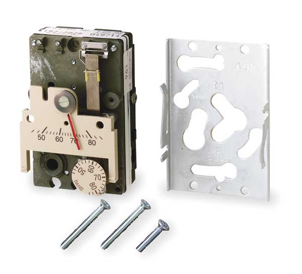 Pneumatic Thermostat, Single Temperature, Heating and Cooling, 2 Pipe