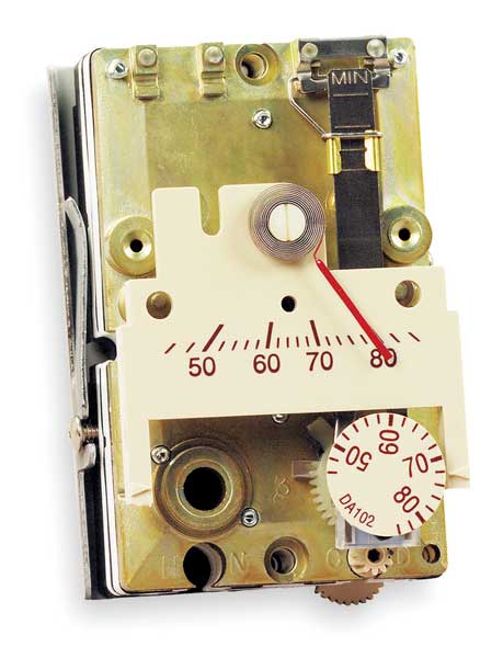 Pneumatic Thermostat, Dual Temperature, Heating and Cooling, 2 Pipe