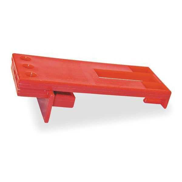 Connector Lockout, Red, 1/4In Shackle Dia.