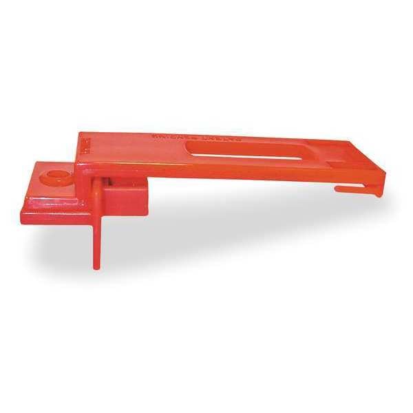 Connector Lockout, Red, 1/4In Shackle Dia.