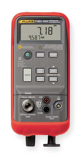 Pressure Calibrator, -12 to 100 psi