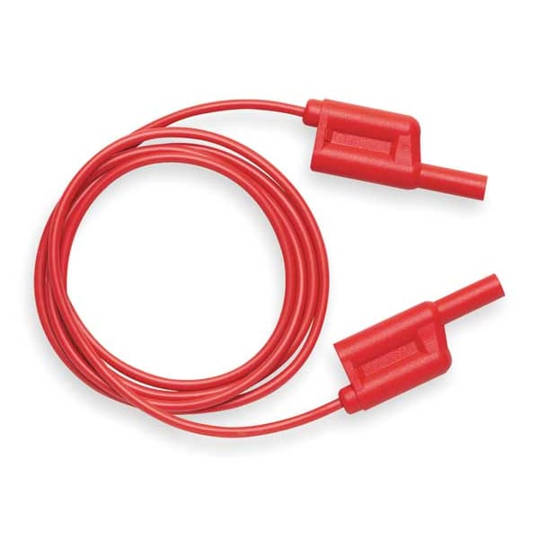 Test Lead, 48 In. L, Red, 1000VAC