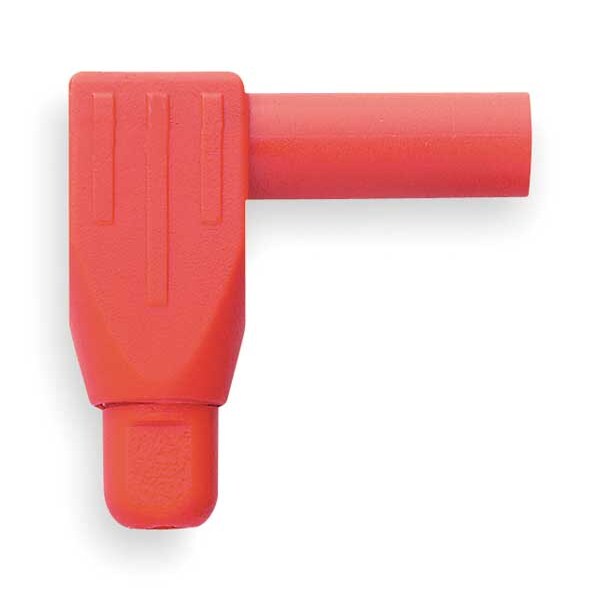 Right Angle Plug, 1000VDC, 20A, Red
